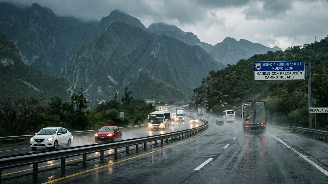 Las vías de entrada y salida de Nuevo León están libres.