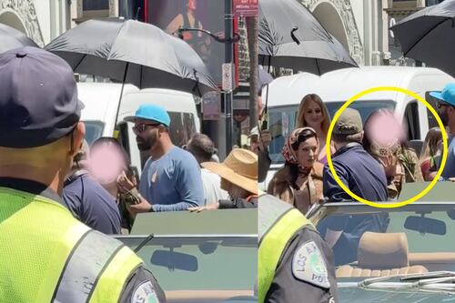 Graban a famosa cantante con un collarín ¿Qué fue lo que sucedió?