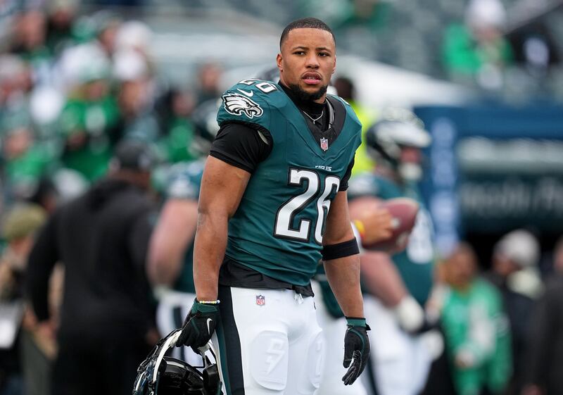 Saquon Barkley es de las máximas estrellas de Filadelfia.