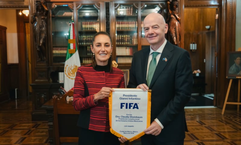 Sheinbaum e Infantino
