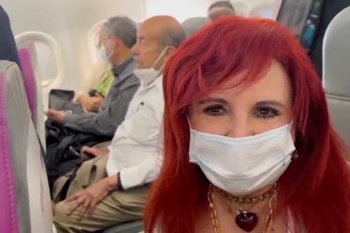 Layda Sansores viaja de Cancún al AIFA para inaugurar el nuevo aeropuerto