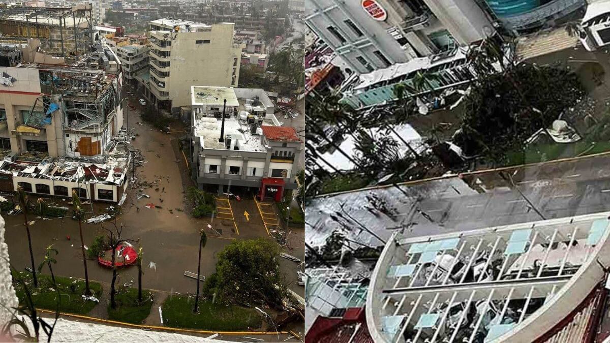 Abren centros de acopio para ayudar a damnificados por huracán Otis en Guerrero.