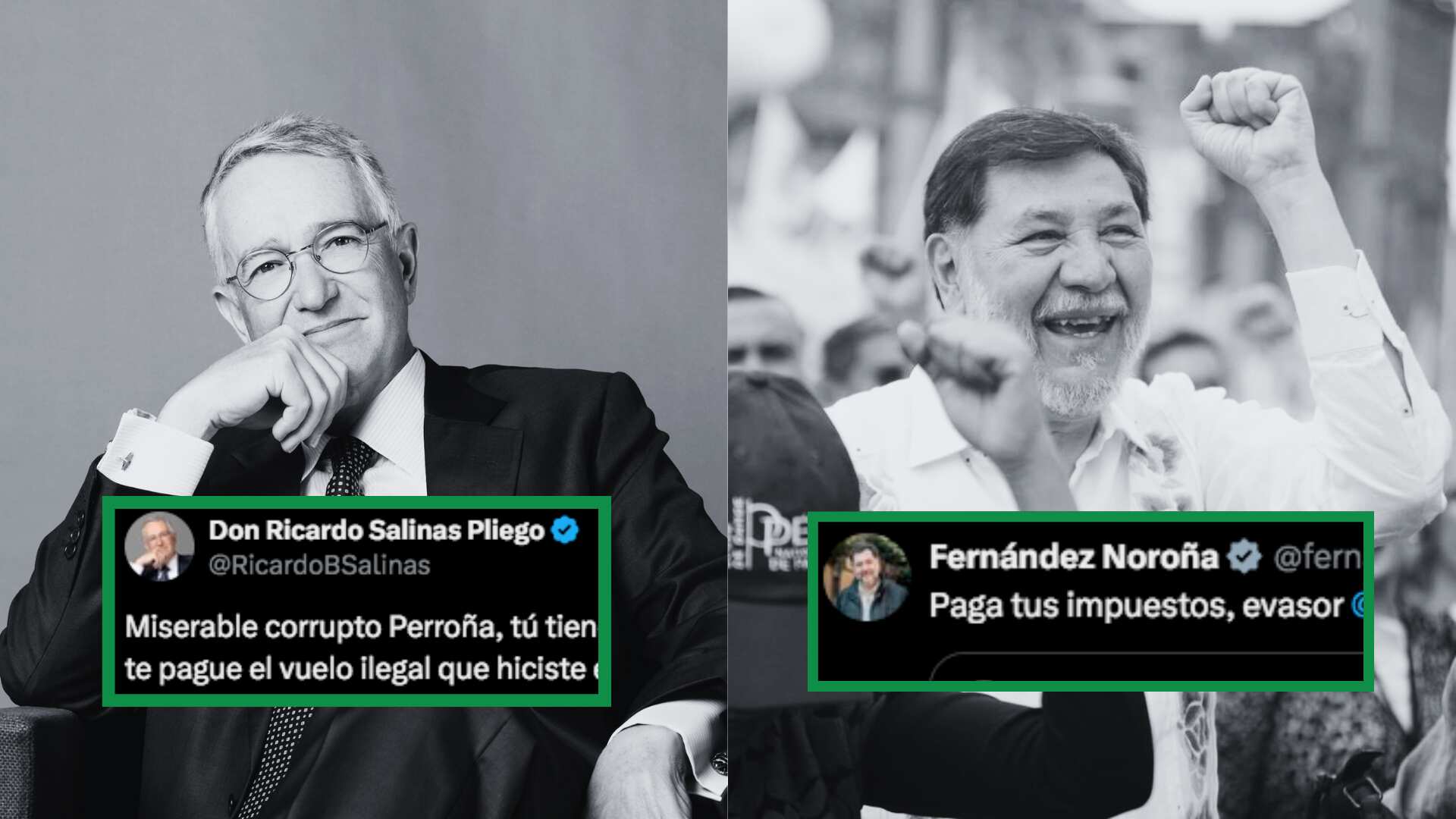 Salinas Pliego respondió con dureza a Noroña, quien lo señaló de cubrir los gastos de un vuelo privado hacia Coahuila.