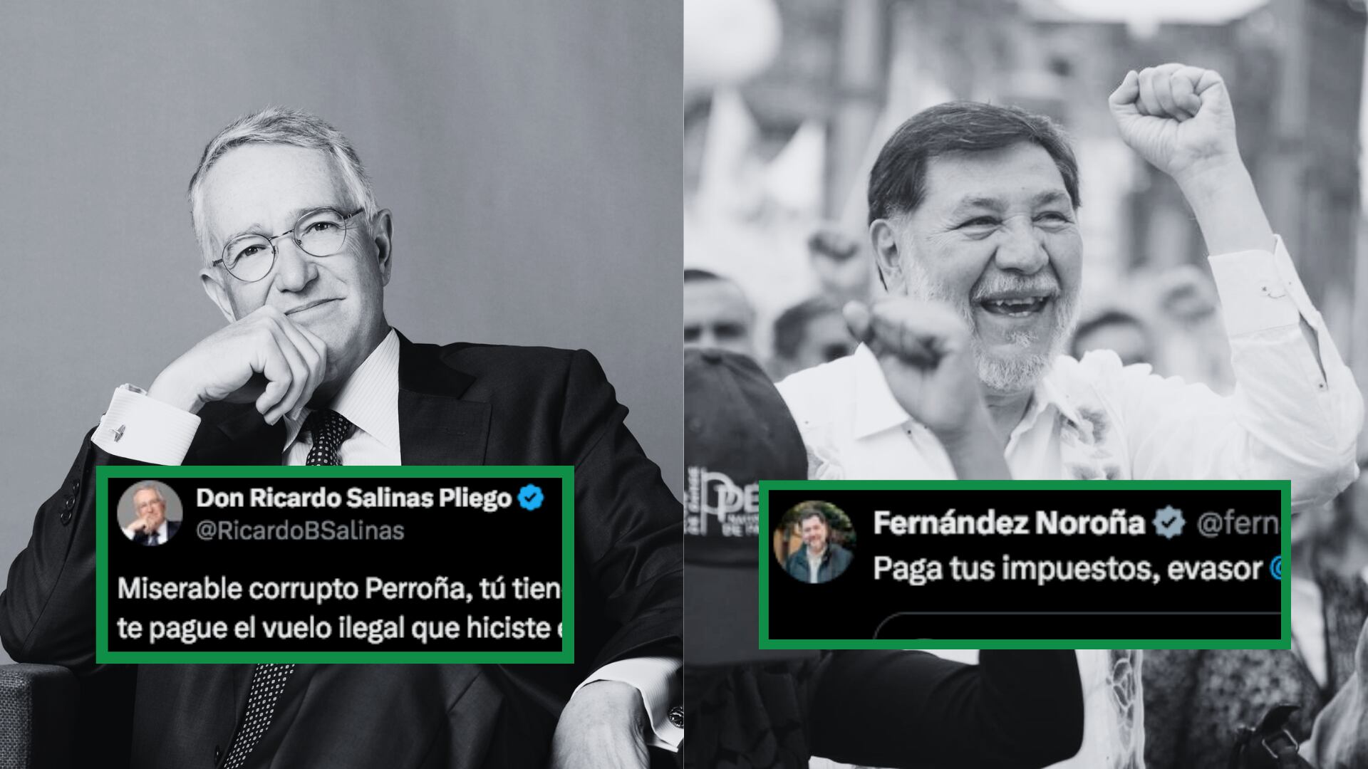 Salinas Pliego respondió con dureza a Noroña, quien lo señaló de cubrir los gastos de un vuelo privado hacia Coahuila.