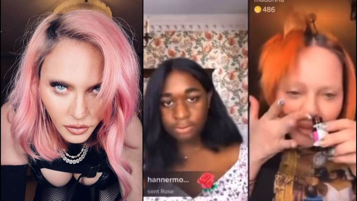Madonna fue entrevistada en un live de TikTok.