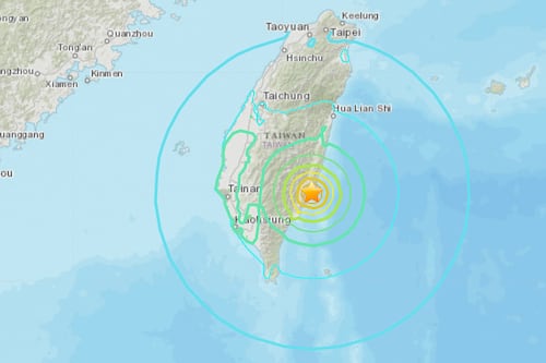 Navidad con susto: fuerte temblor sorprende a Taiwán