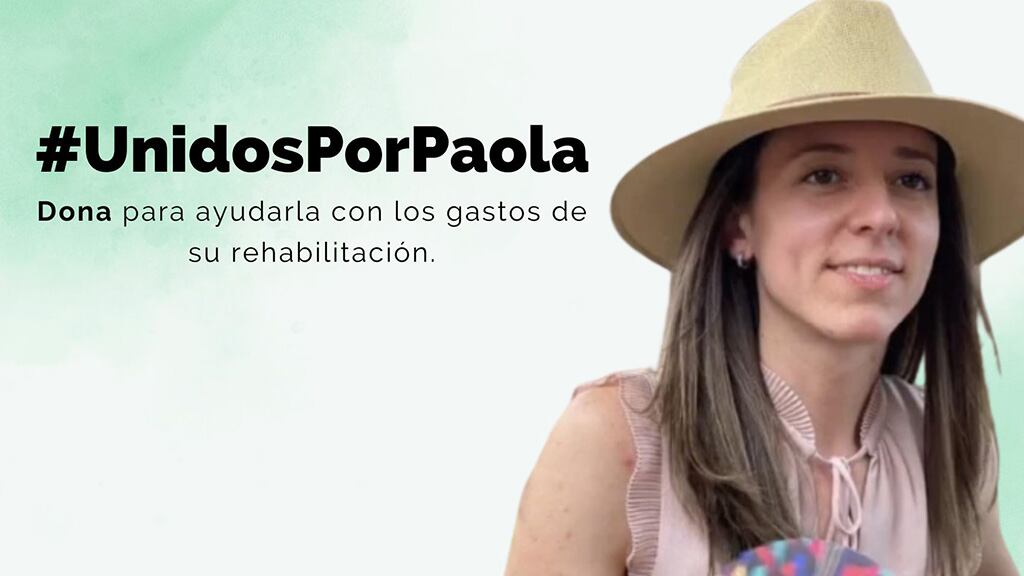 Familiares de Sandra Paola iniciaron una campaña para recaudar fondos y ayudar en los gastos de recuperación.