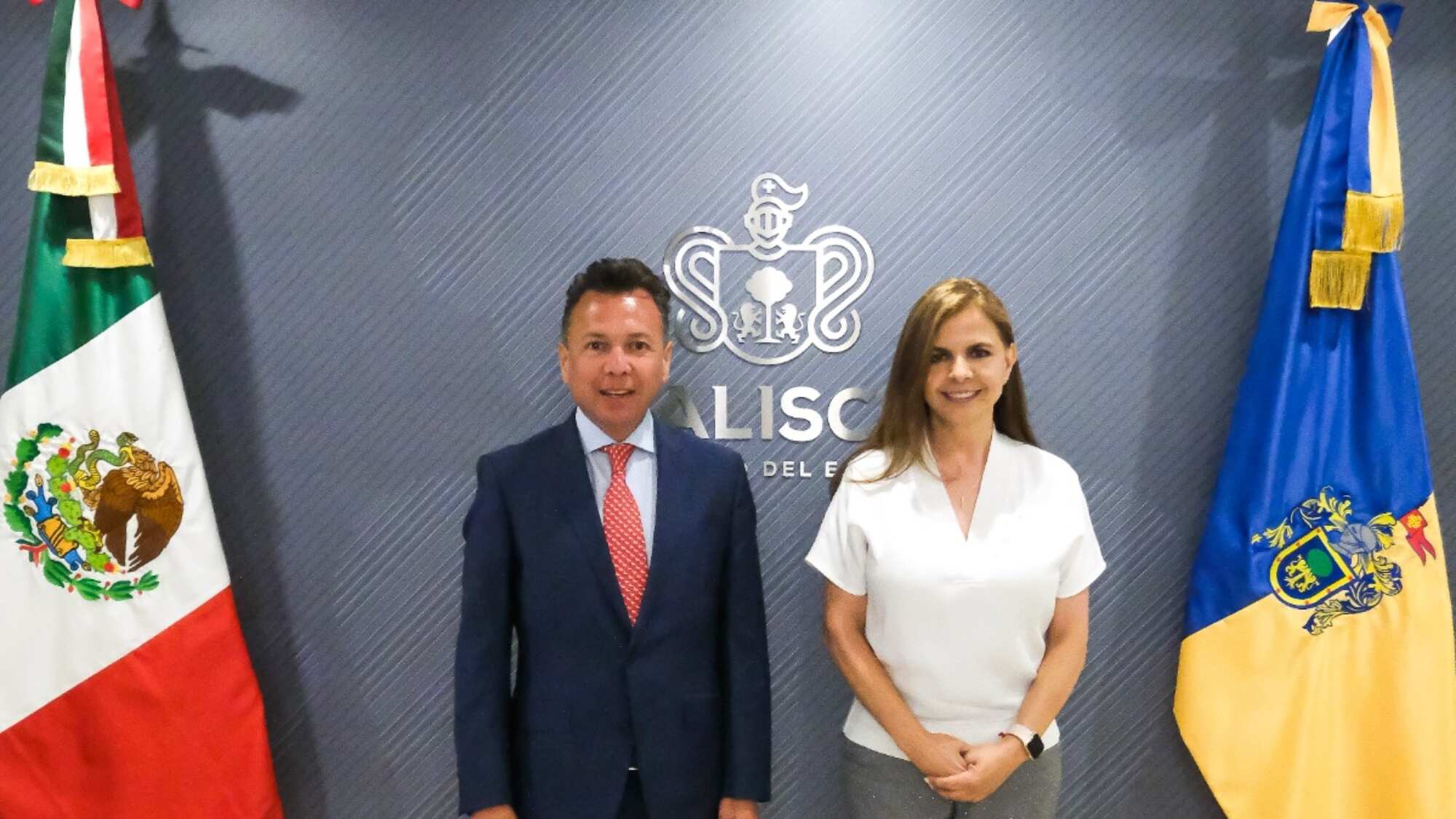 El gobernador estatal y la rectora de la Universidad de Guadalajara también se reunieron para coordinar esfuerzos en obras de infraestructura. CORTESÍA