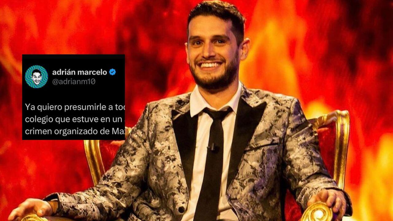 Detractores de Adrián Marcelo han compartido un mensaje que el influencer compartió en el pasado.