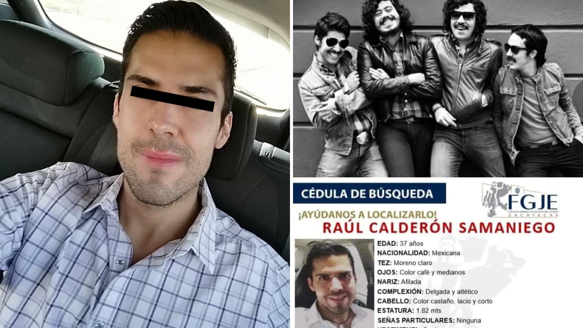 El abogado y músico Raúl Calderón Samaniego desapareció el 31 de diciembre y fue hallado sin vida el 2 de enero, las autoridades no han aclarado las causas del deceso.