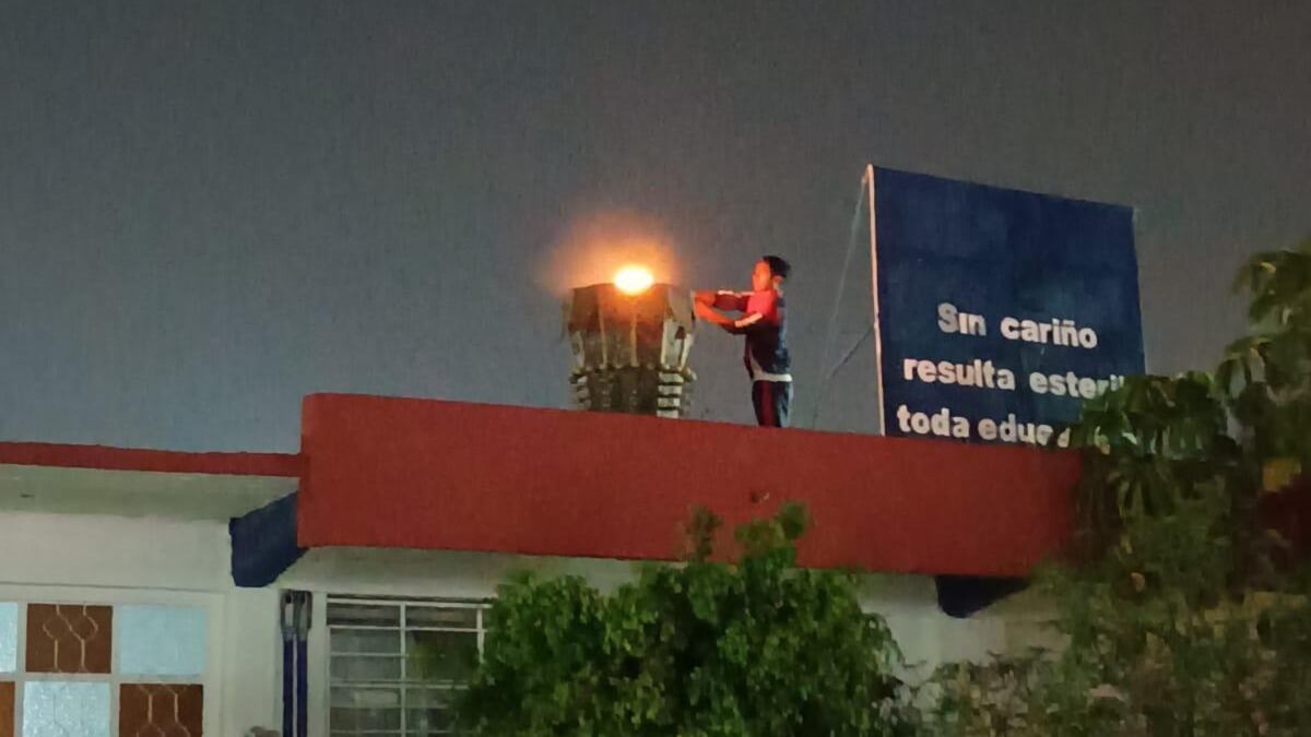 Encendido del pebetero.