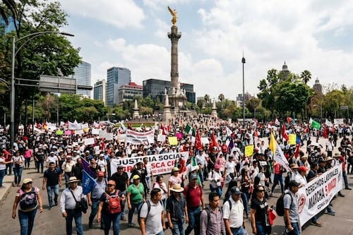 Marchas hoy 5 de marzo en CDMX: del Ángel al Zócalo y protestas sindicales marcarán la jornada