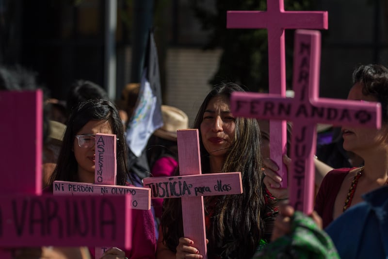 Feminicidios en México.