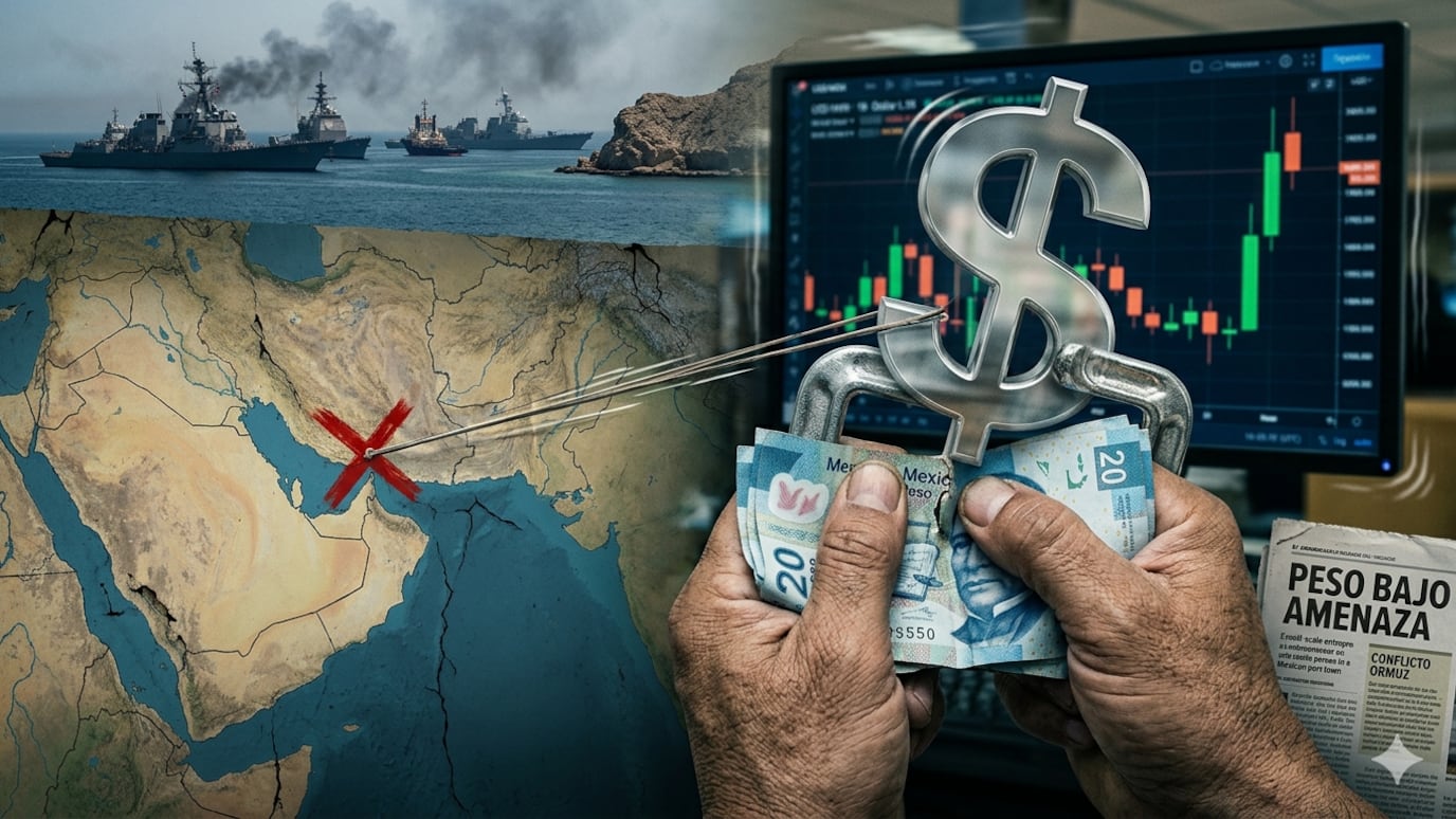 La tensión por Ormuz volvió a golpear al peso mientras Estados Unidos amenaza con “terminar el trabajo” si no hay acuerdo.