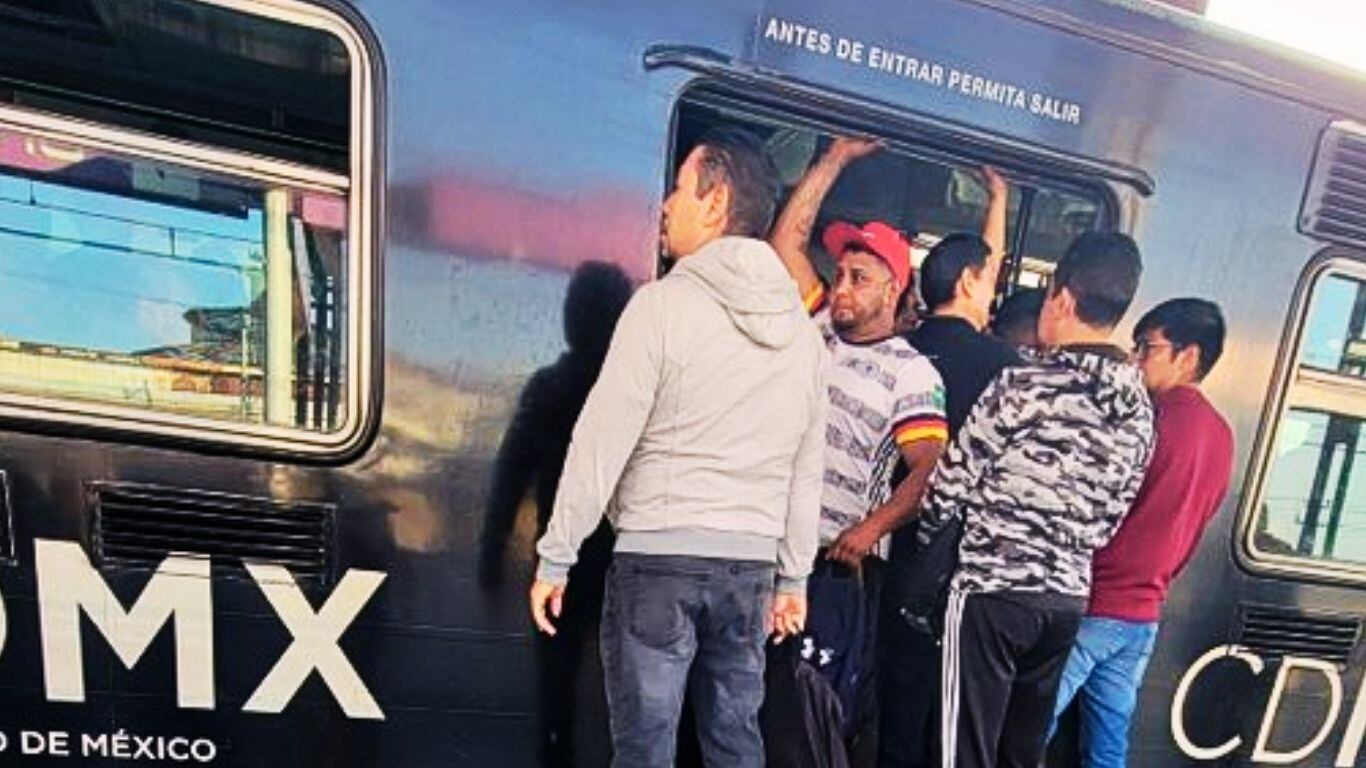 Linea A del Metro de la CDMX con problemas