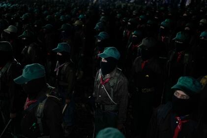 EZLN conmemora 30 años de su levantamiento.