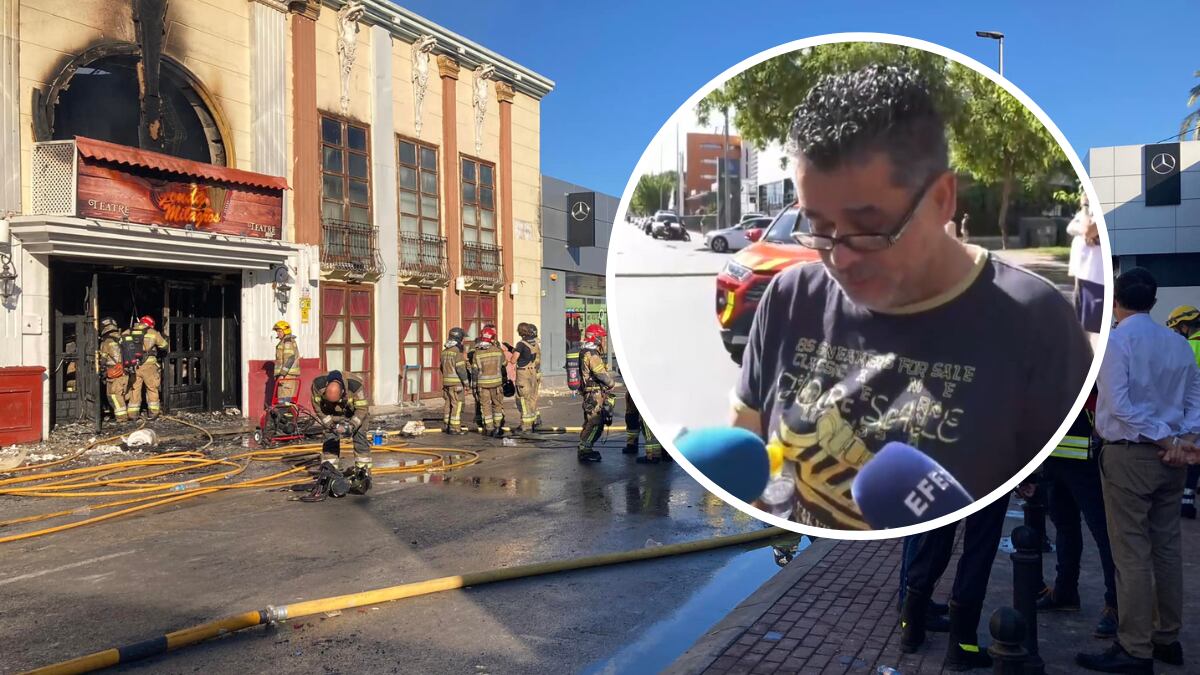 Incendio en Murcia, España