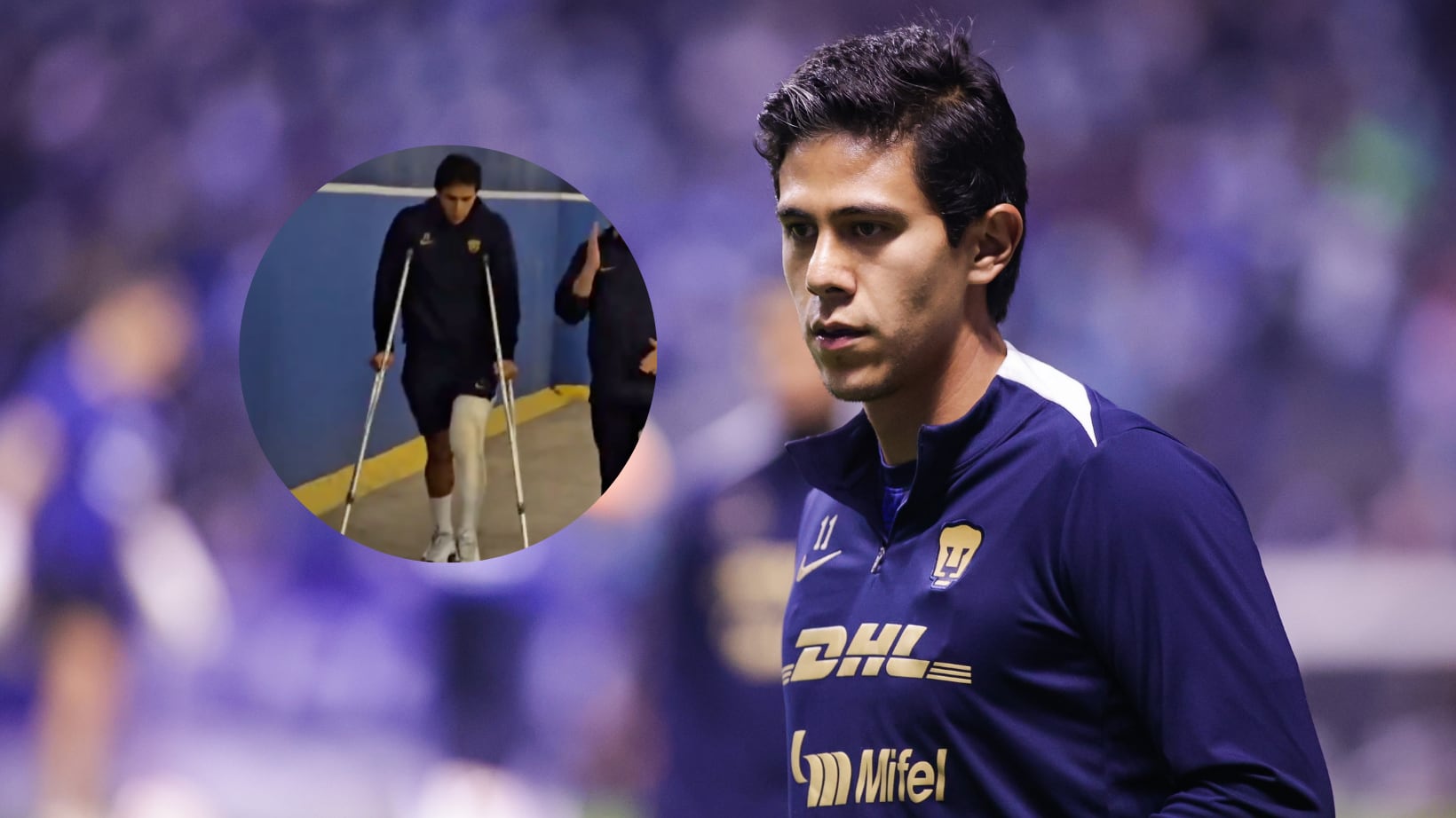 José Juan Macías sufrió una nueva lesión.