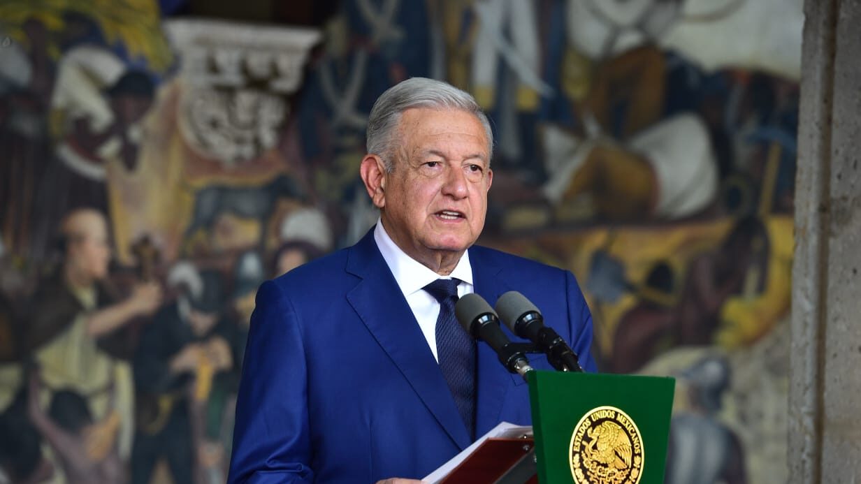 AMLO presenta mensaje con motivo del Cuarto Informe de Gobierno.