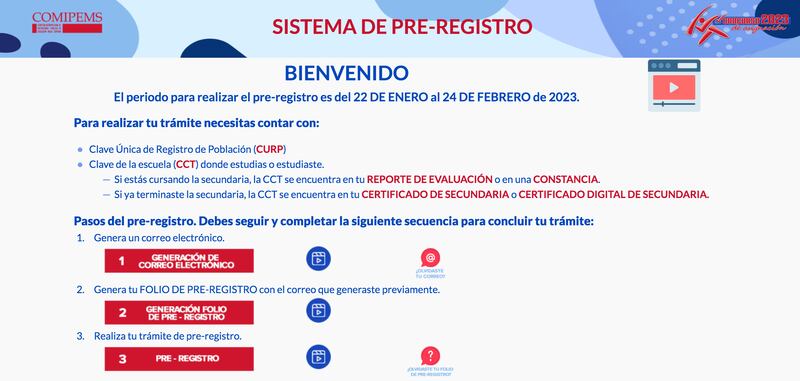 Inicio del proceso de examen a bachillerato.