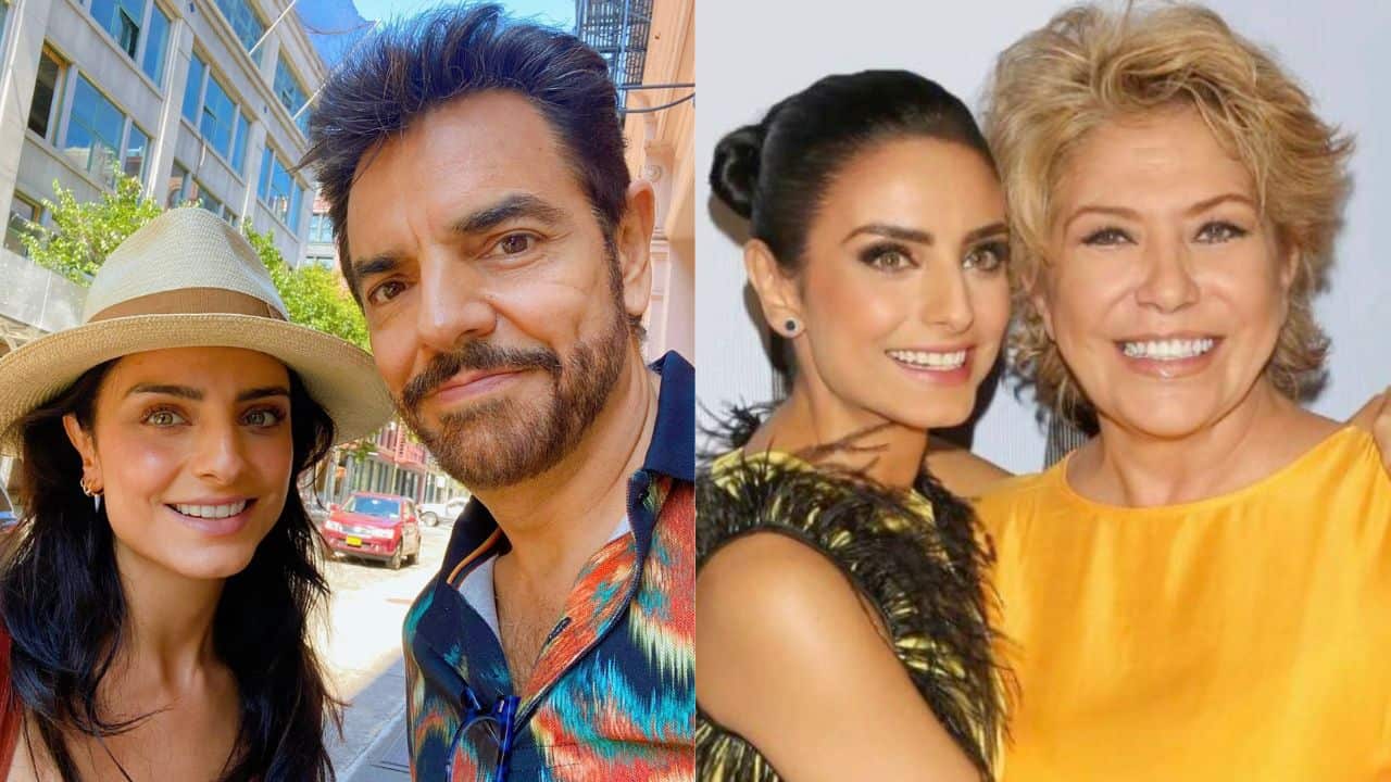 Aislinn Derbez, Eugenio Derbez y Gabriela Michel