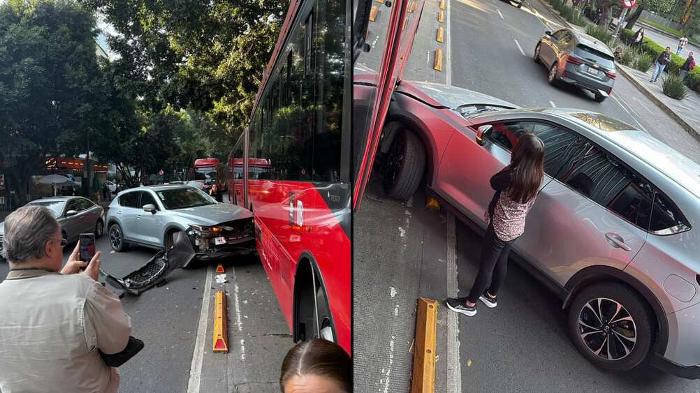 Línea 1 Metrobús accidente