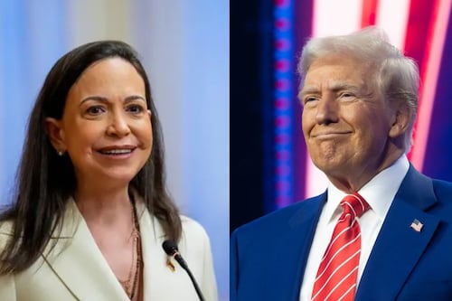 María Corina Machado llega a la Casa Blanca tras conversación entre Donald Trump y Delcy Rodríguez