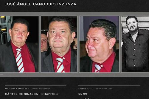 ¿Quién es José Angel Canobbio Inzunza, aliado de los Chapitos y traficante de fentanilo?