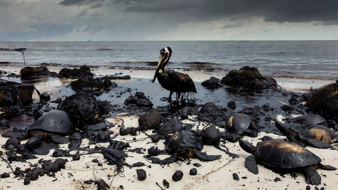 La muerte de tortugas, peces y aves marinas comienza a perfilar el impacto ecológico del derrame en la región