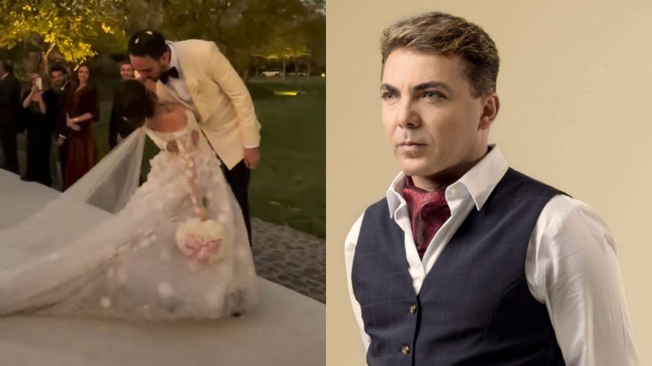 En redes sociales comentaron acerca de la ausencia de Cristian Castro en la boda de su prima.