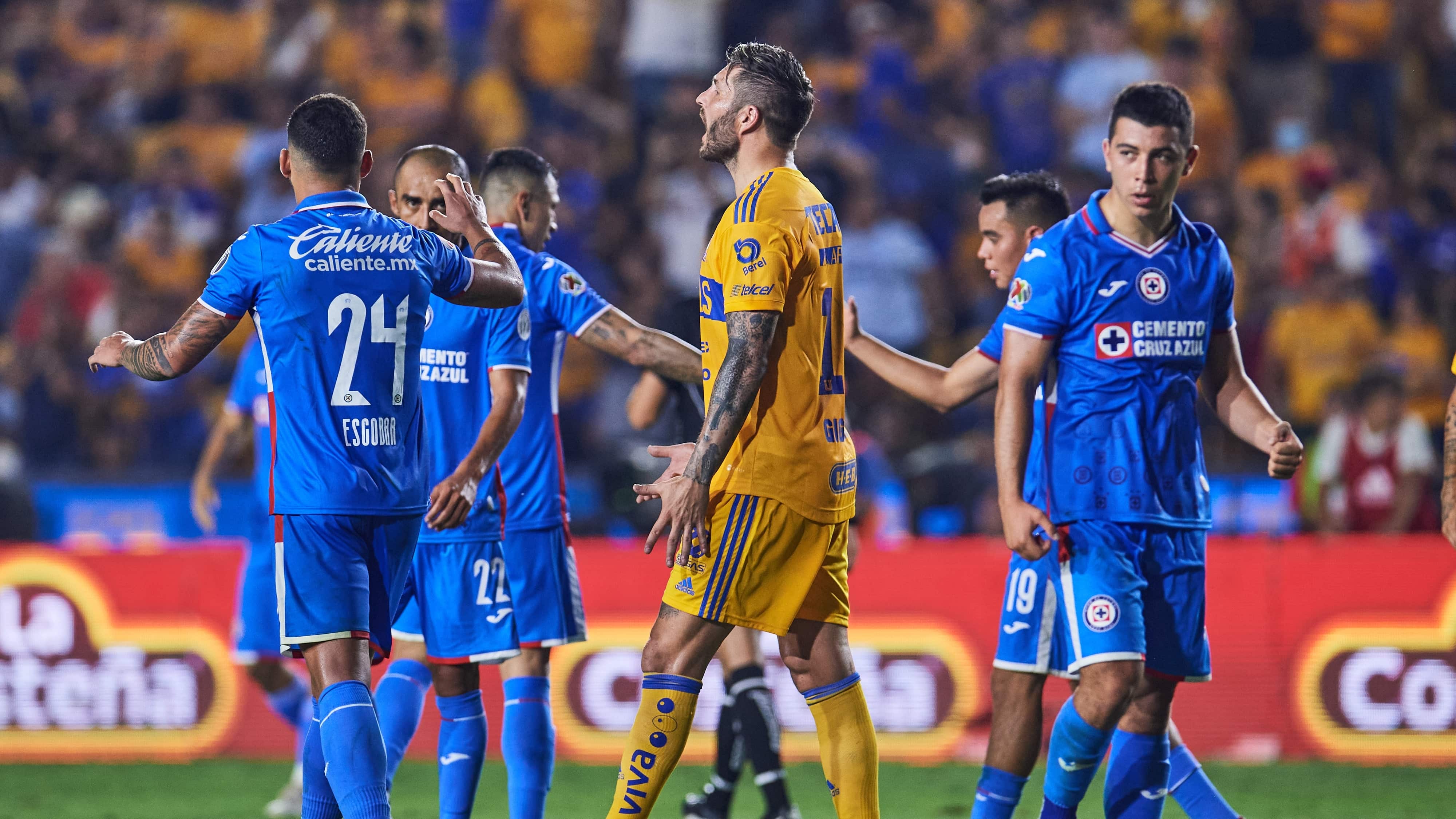 Cruz Azul vs Tigres.