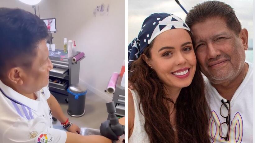 Juan Osorio se hace tatuaje en honor a su novia Eva Daniela