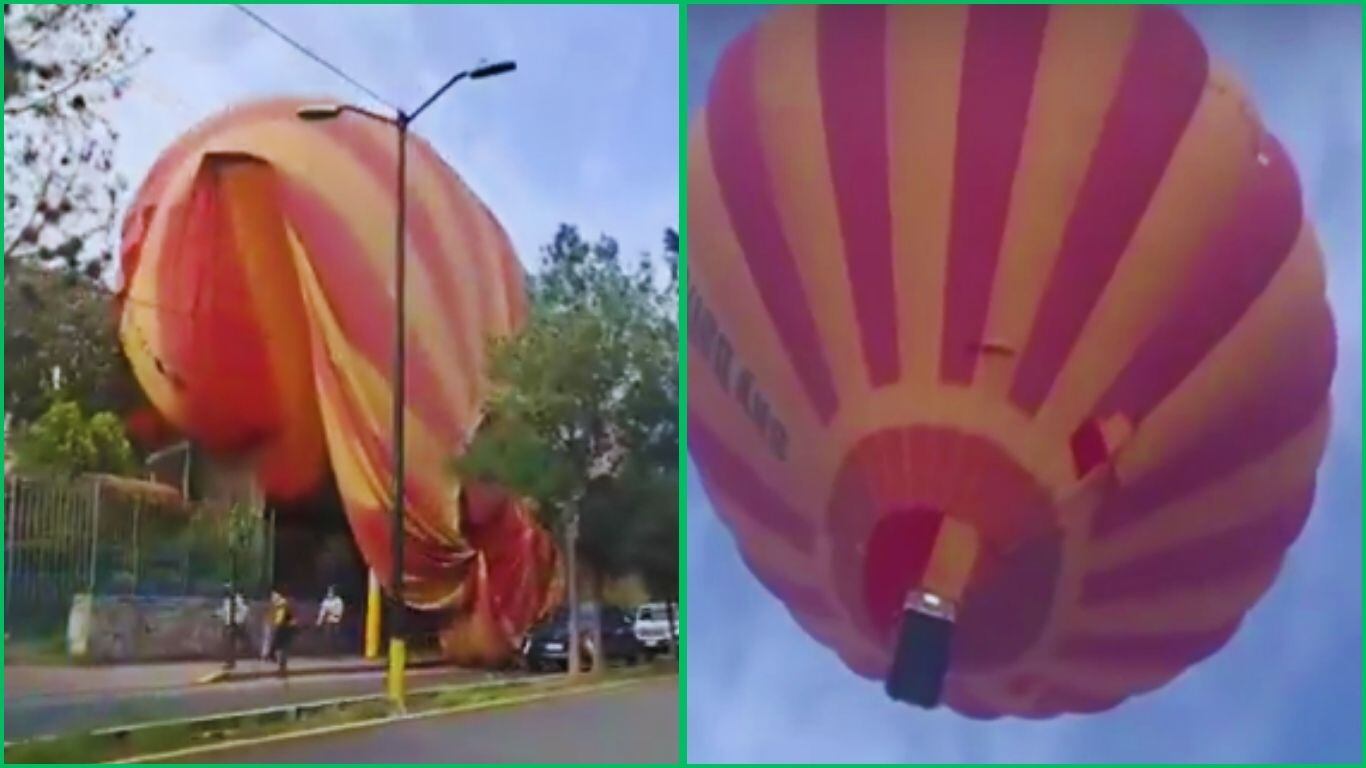 Desplome de globo aerostático