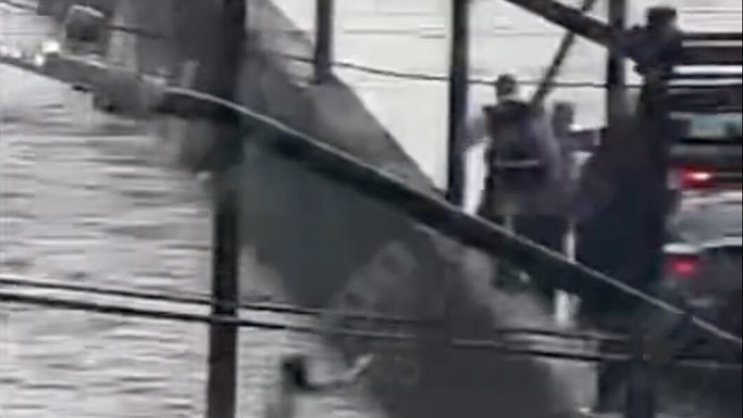 Menor rescatado en el arroyo del Malecón.