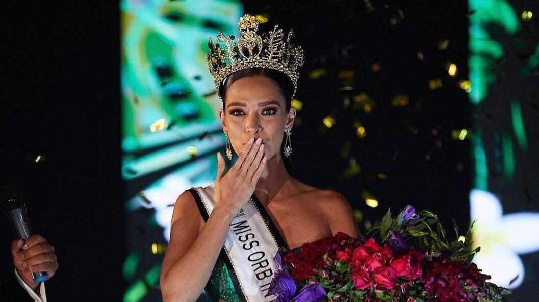 La mexicana obtuvo la corona de Miss Orb International.