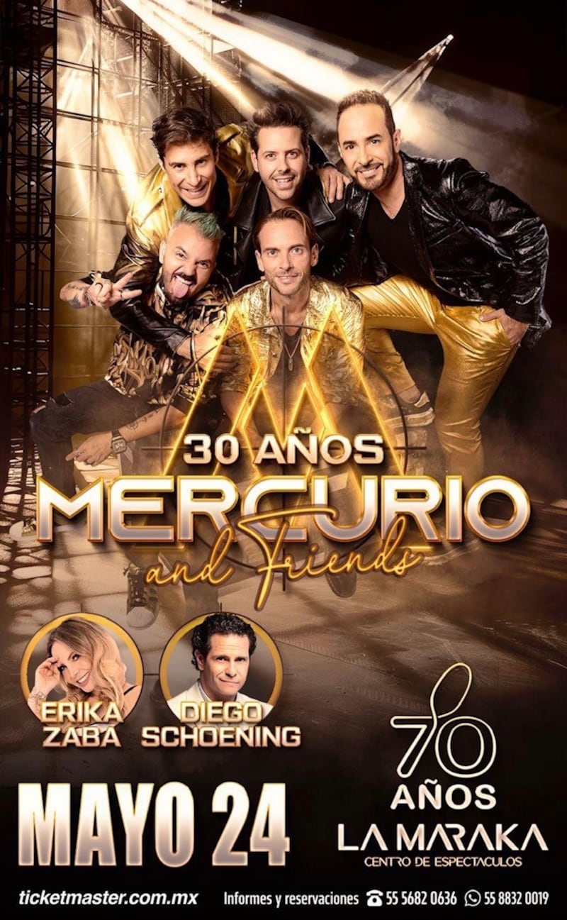 Será el próximo 24 de mayo que el grupo ofrecerá un concierto en Ciudad de México, el cual describieron como único e irrepetible.