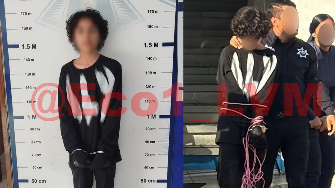 El adolescente fue detenido en el lugar de los hechos y permanece bajo investigación