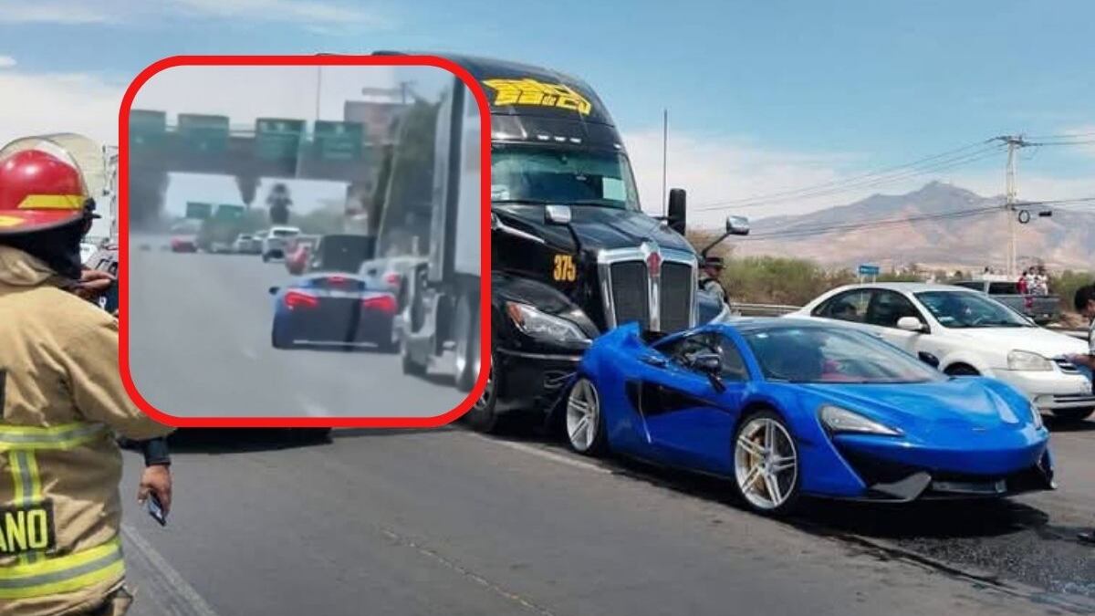 Un video revela que el conductor del auto de lujo tuvo la culpa.