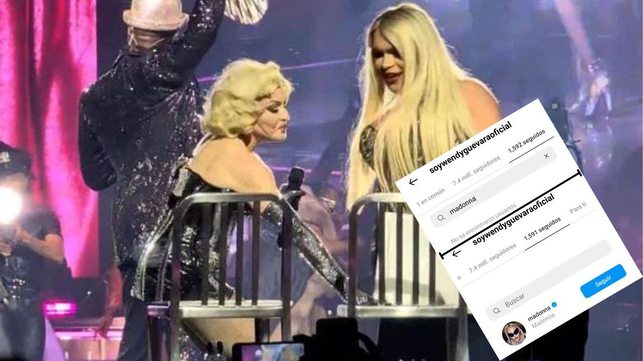Wendy Guevara volvió a seguir a Madonna en Instagram