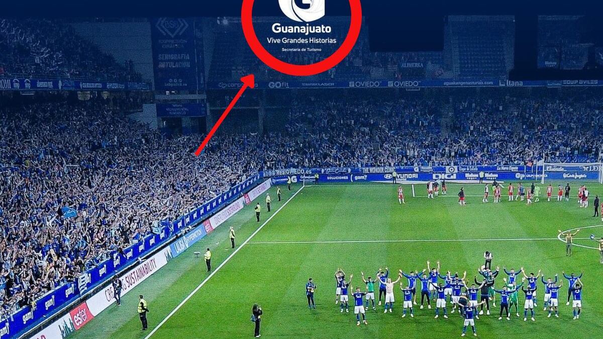 El contrato entre la Secretaría de Turismo de Guanajuato y el Real Oviedo contempla publicidad de la marca “Guanajuato Vive Grandes Historias” en el uniforme y espacios del club español.