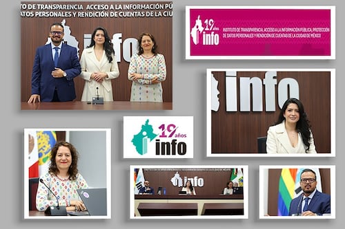 Así fue la última sesión del Pleno del INFO CDMX: convenios, tecnología y despedidas