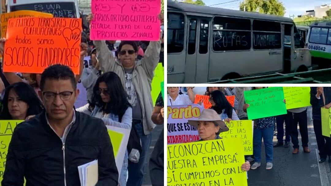 Manifestación de transportistas.