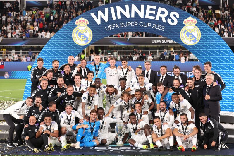 Real Madrid venció al Eintracht Frankfurt en la final de la Super Copa de la UEFA 2022