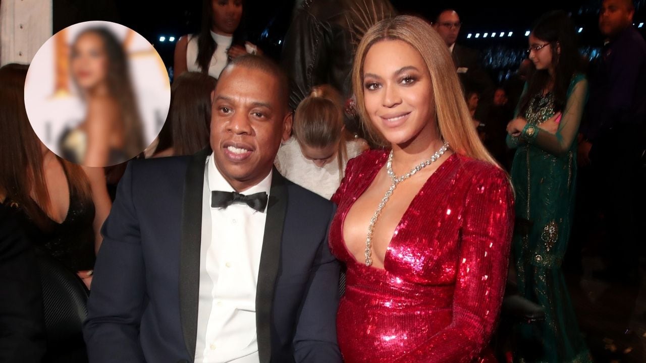 Blue Ivy, Jay-Z y Beyoncé