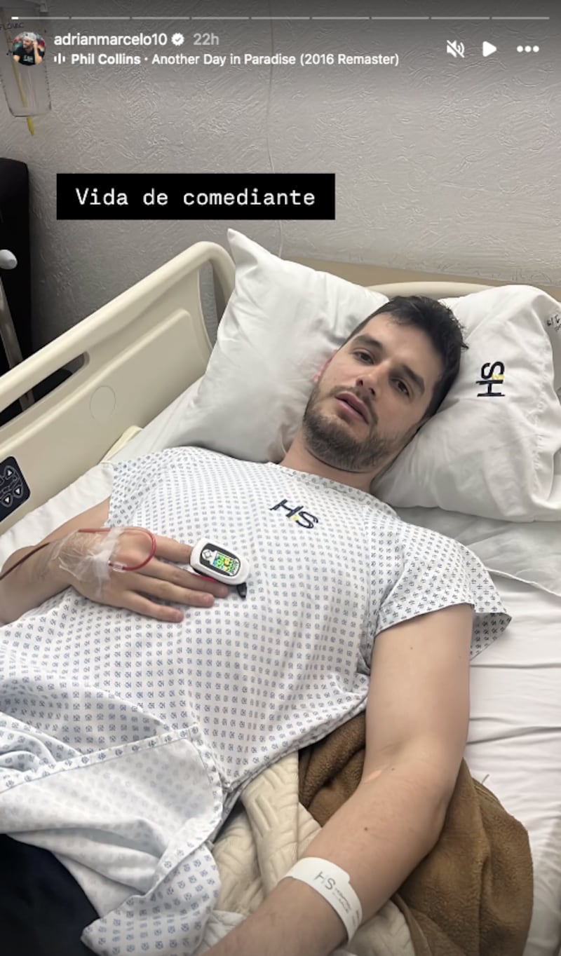 Historia de Adrián Marcelo en Instagram