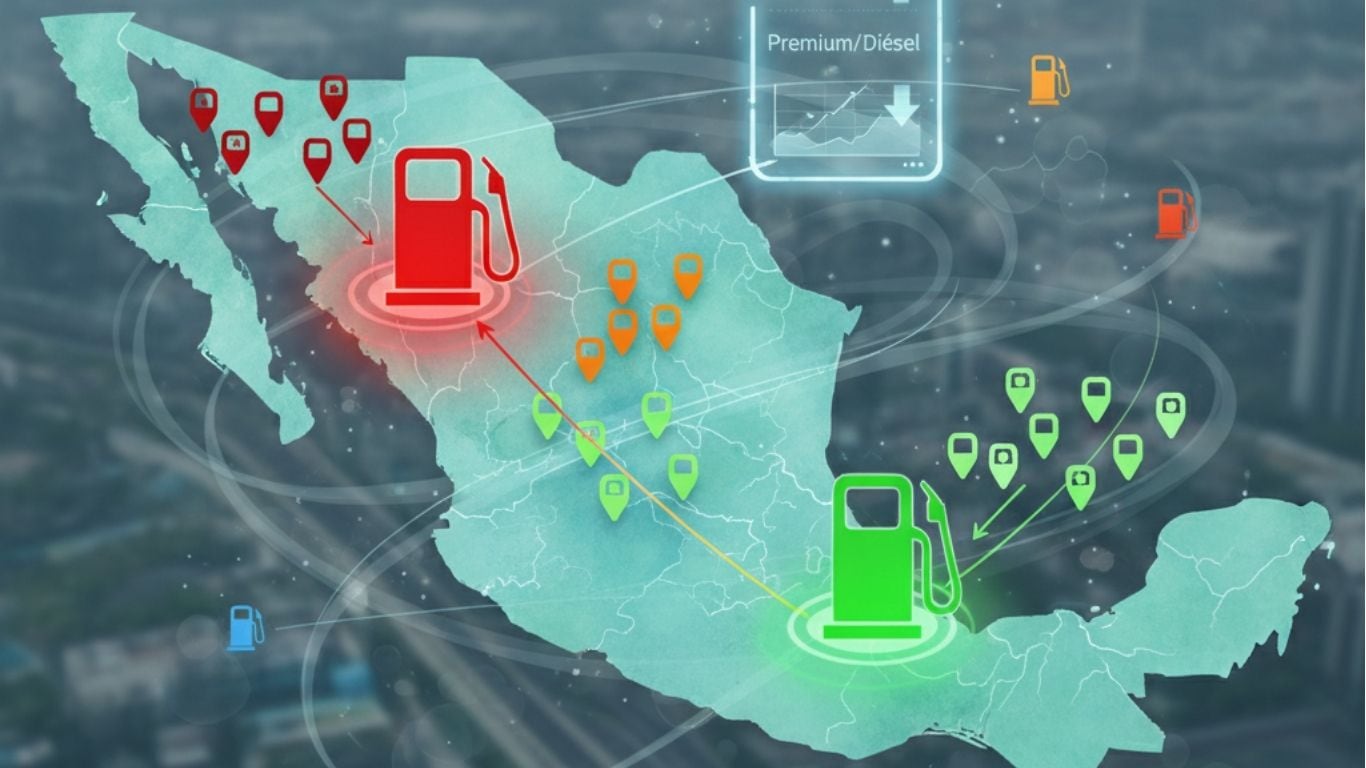 Precios gasolina CDMX y Edomex