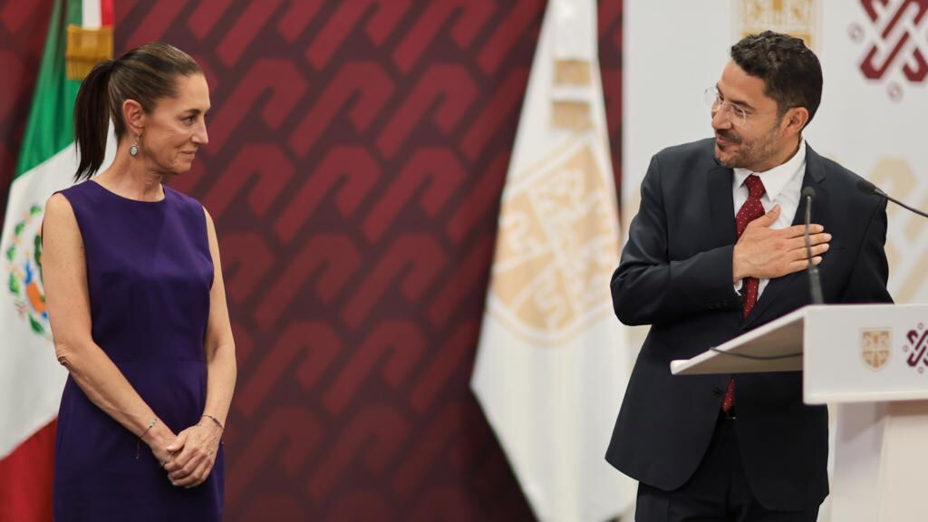 Claudia Sheinbaum y Martí Batres.