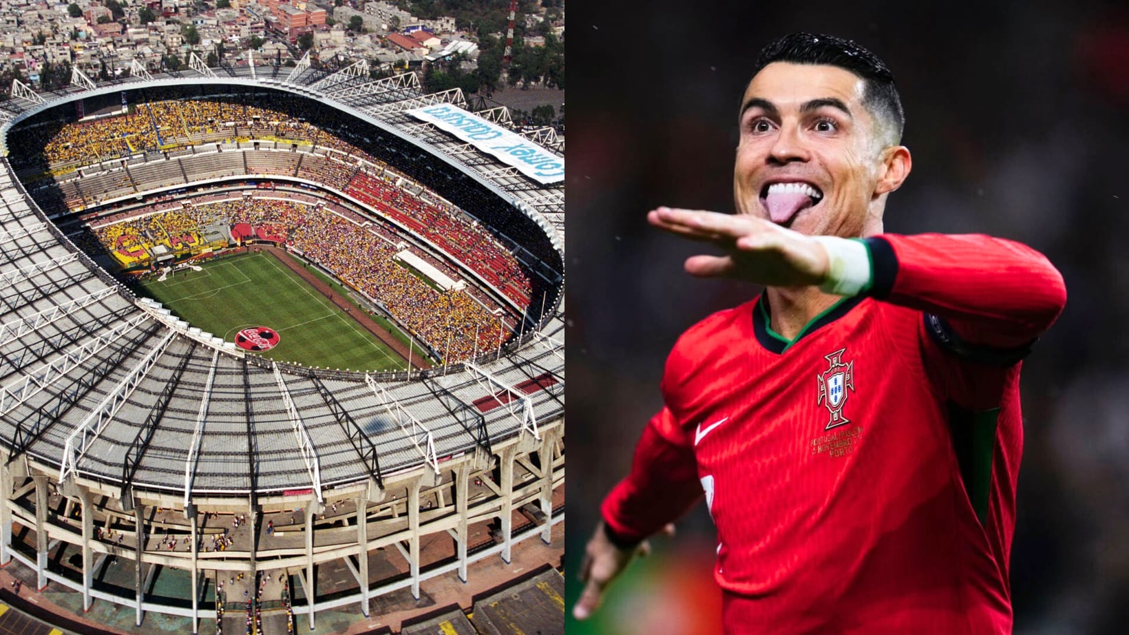 Cristiano Ronaldo sí visitaría el Estadio Azteca.