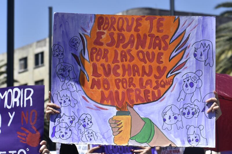 Marcha 8M 2024 en CDMX por el Día Internacional de la Mujer