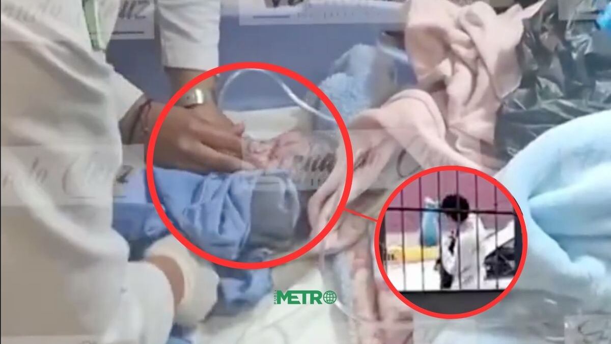 Video exclusivo de bebé abandonado en Tultitlán; estado de salud y en qué hospital está